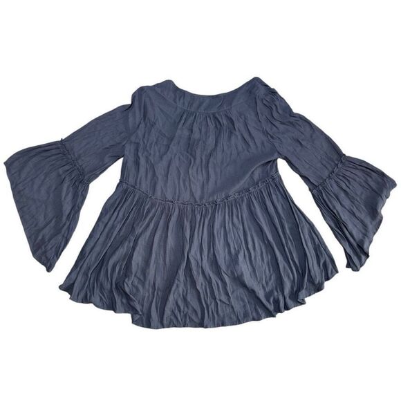 Free People A Few of My Favorite Things Bell Sleeve Blouse Women’s Size Small - Picture 3 of 8